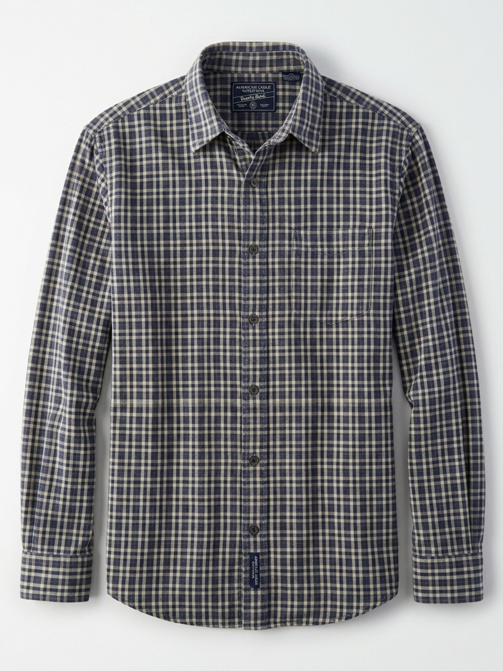 Vintage American Eagle Outfitters Durable Goods Plaid Flannel Button Down XXL